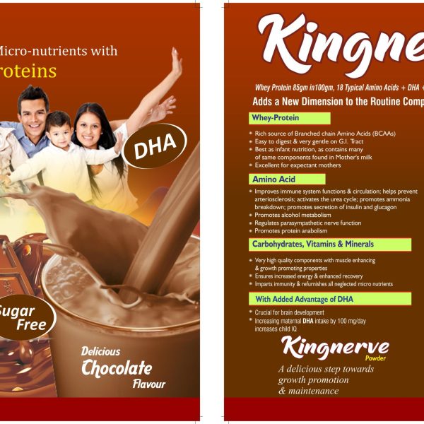 kingnerve protein powder 500gm